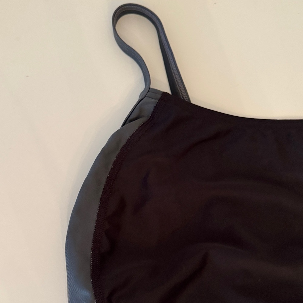 Speedo Black and Gray Swimsuit - Picture 5 of 7